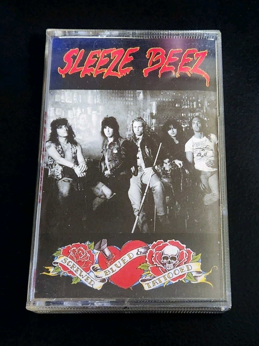 Vintage 90s Sleeze Beez Screwed Blued & Tattooed Cassette Tape